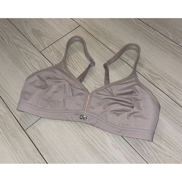 REALFIT BRA by Jockey 6705 Unlined Wire Free Bra Bralette Womens 2/32 Beige - Picture 1 of 6